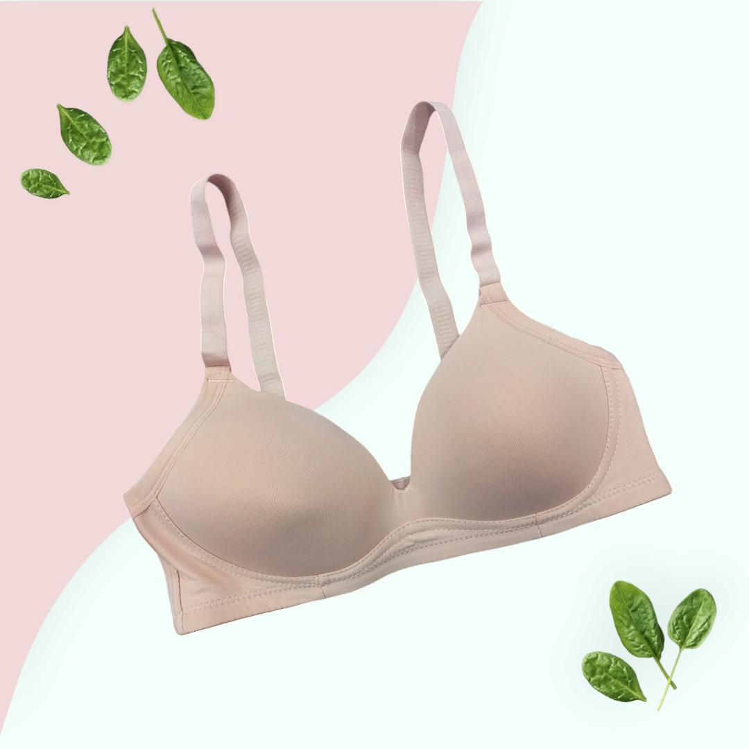 Silk Plain Comfortable & Lightweight Padded Bra 42