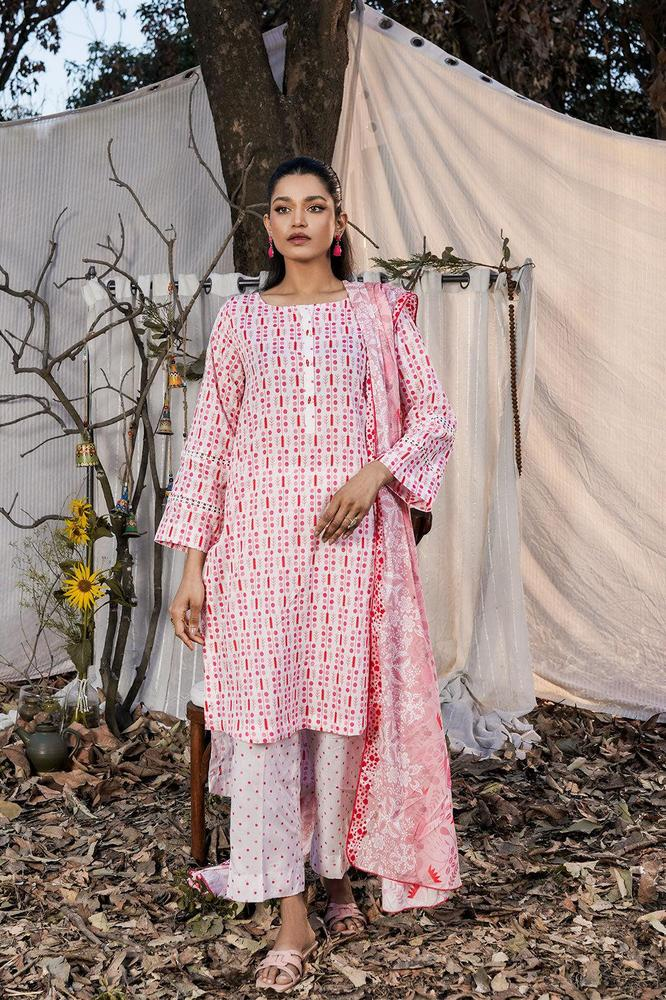 3 Pcs Women,s Stitched Printed Suit Lawn Suit