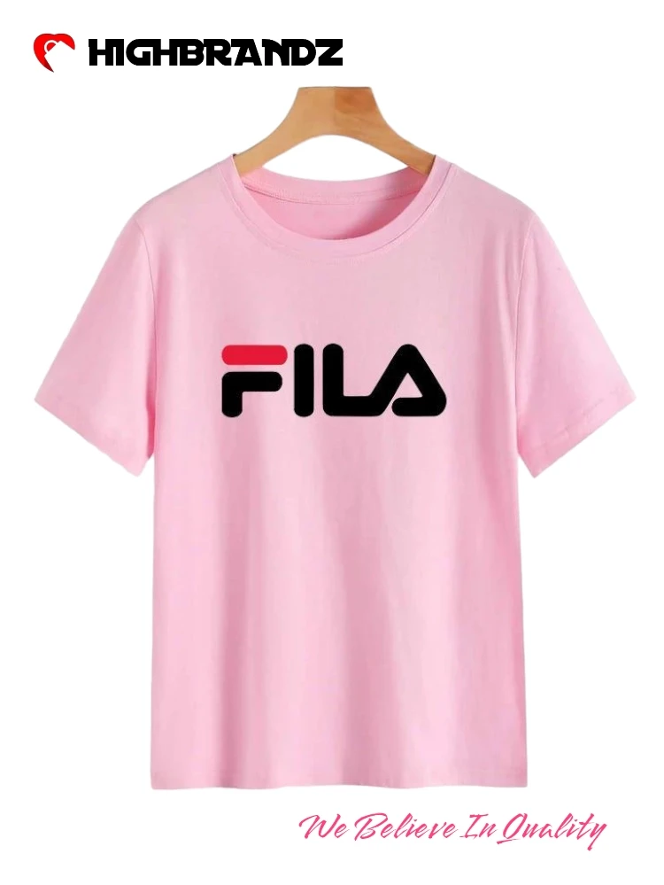 Cotton Printed T-Shirt Fila