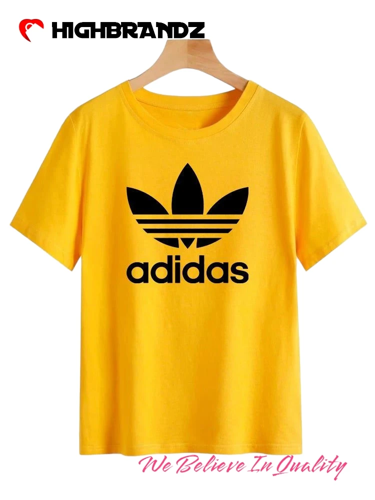 Cotton Printed T-Shirt Adidas