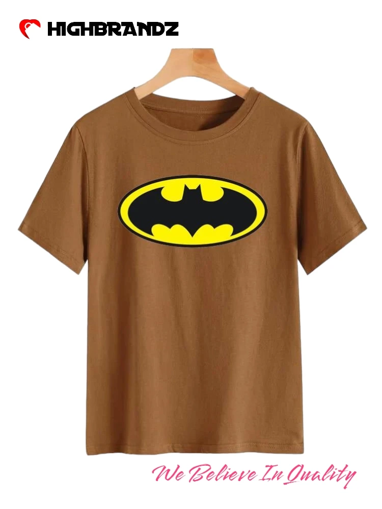 Unisex Cotton Printed T-Shirt Batman