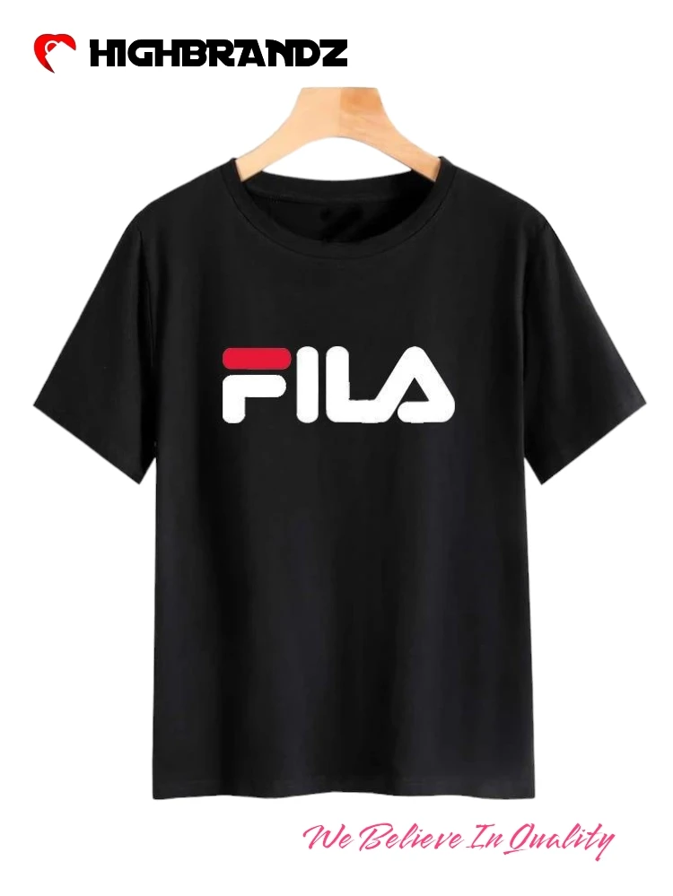 Cotton Printed T-Shirt Fila