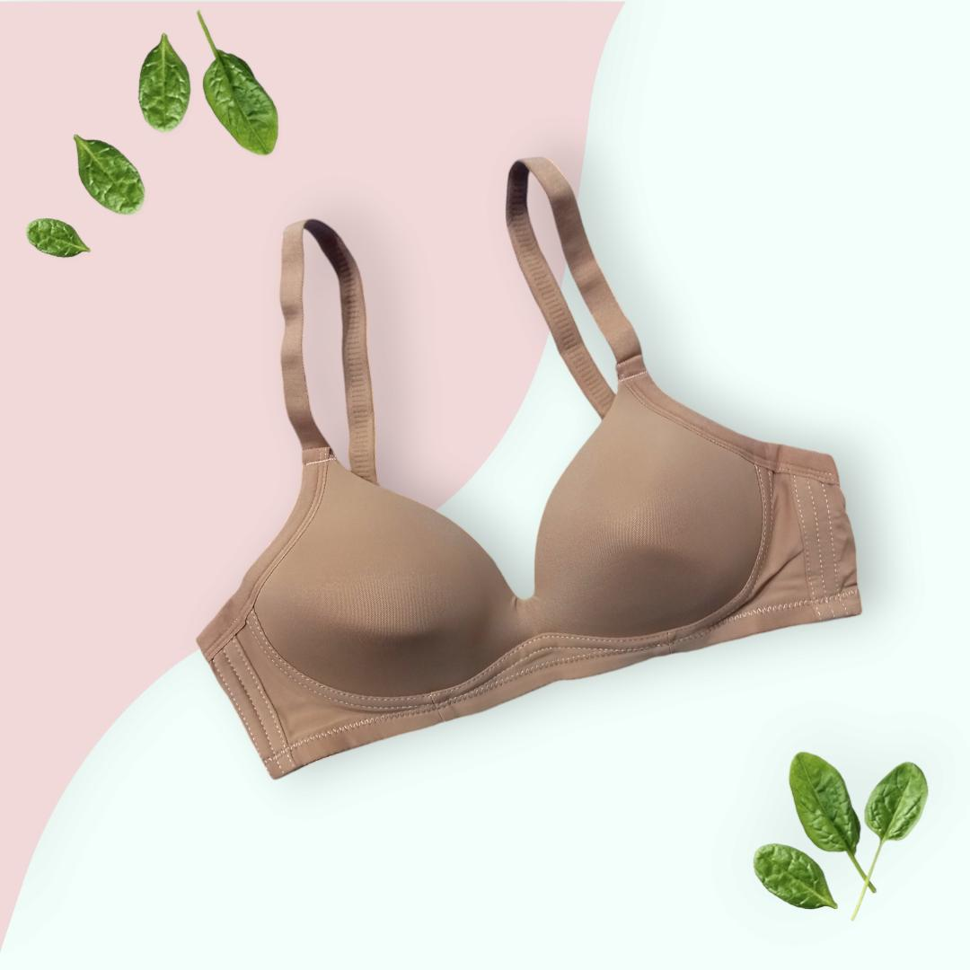 Silk Plain Comfortable & Lightweight Padded Bra 43