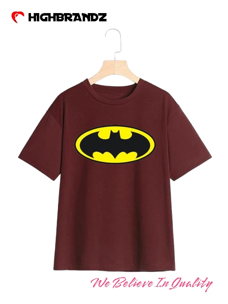 Unisex Cotton Printed T-Shirt Batman