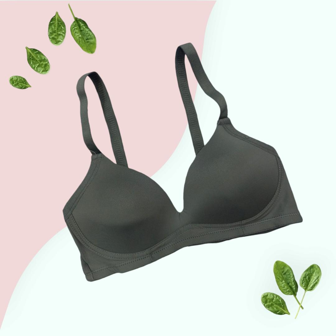 Silk Plain Comfortable & Lightweight Padded Bra 44