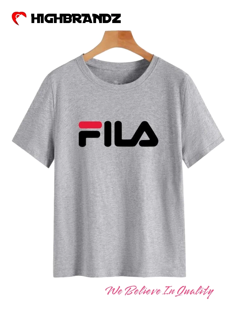 Cotton Printed T-Shirt Fila