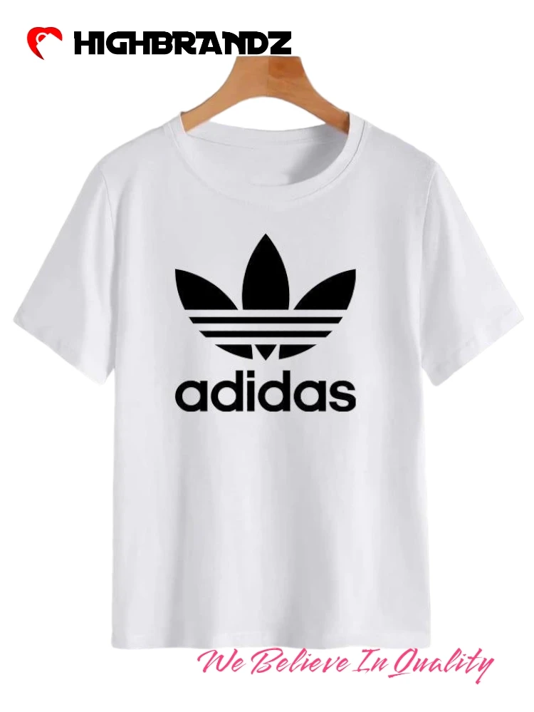 Cotton Printed T-Shirt Adidas