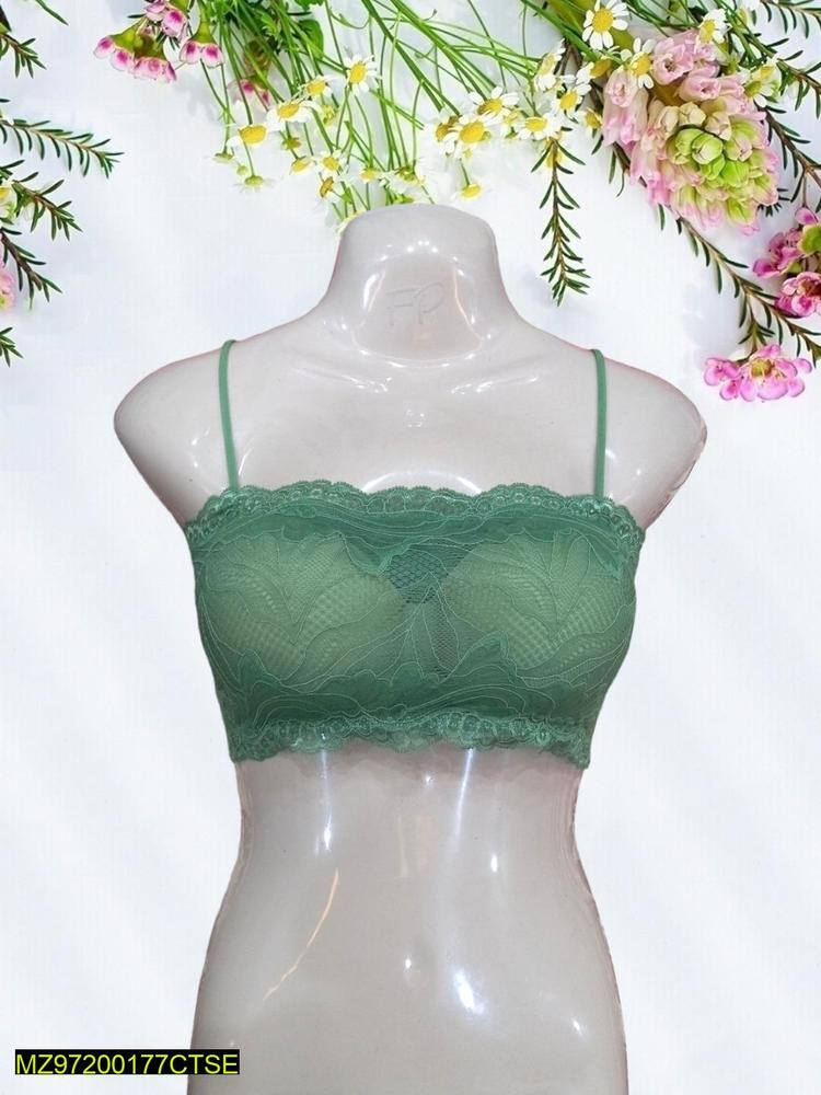 Women's Lace Net Padded Bra