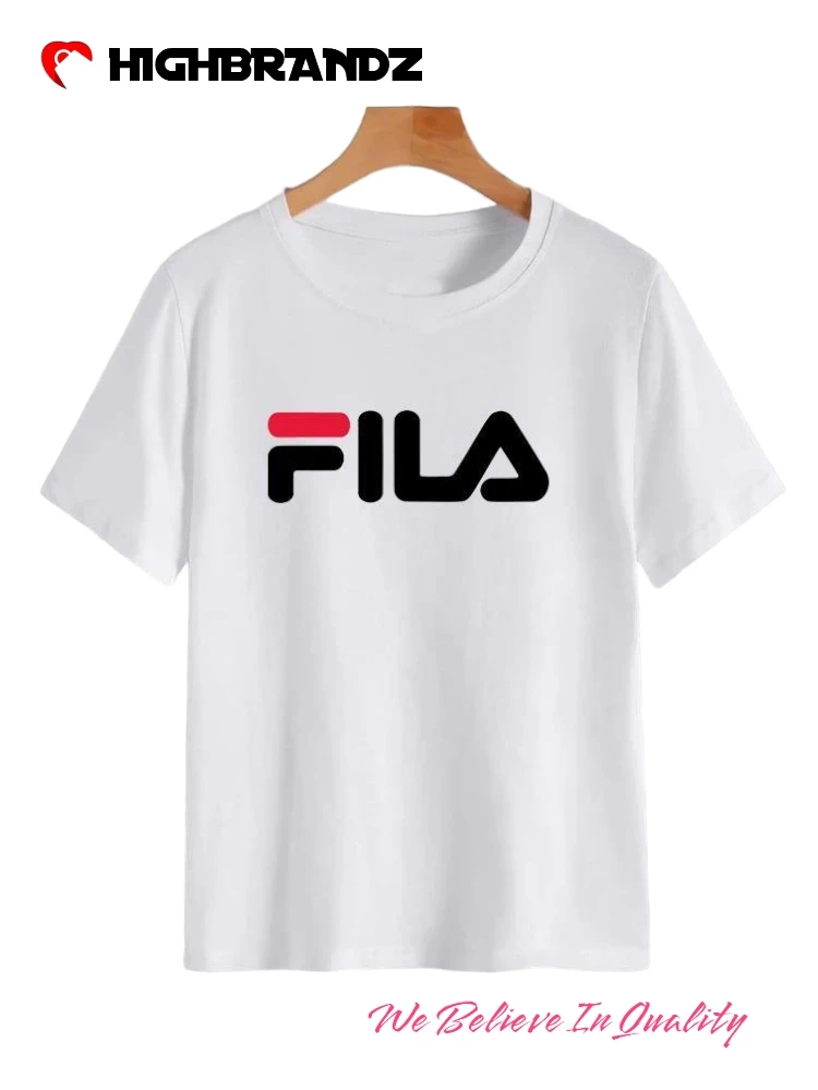 Cotton Printed T-Shirt Fila