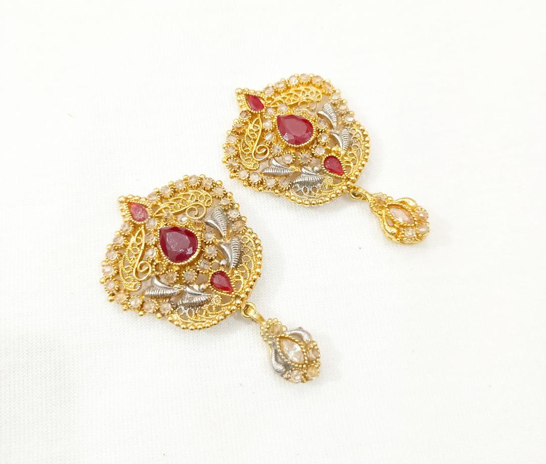 Hyderabadi Gold Plated Earrings 80